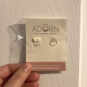 Hello Adorn Minimalist 9mm Hoops Gold Fill